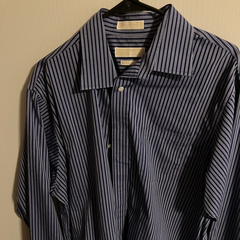 Micheal kors button down long sleeve shirt.